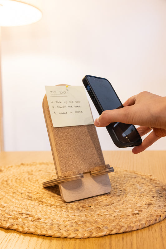 Phone Stand with Space for Notes - Preorder